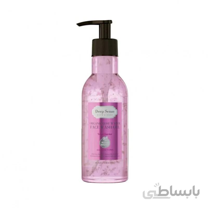 ژل شستشو صورت دیپ سنس مدل گلاب حجم 250 میلی لیتر