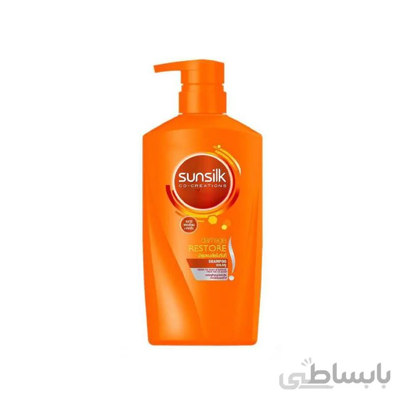 شامپو سانسیلک damage restore حجم 650 میل