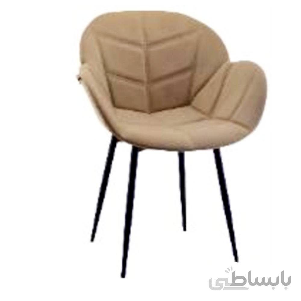 صندلی صدف پایه فلزی استاتیک تمام پارچه مدل S 570 S PE بنیزان