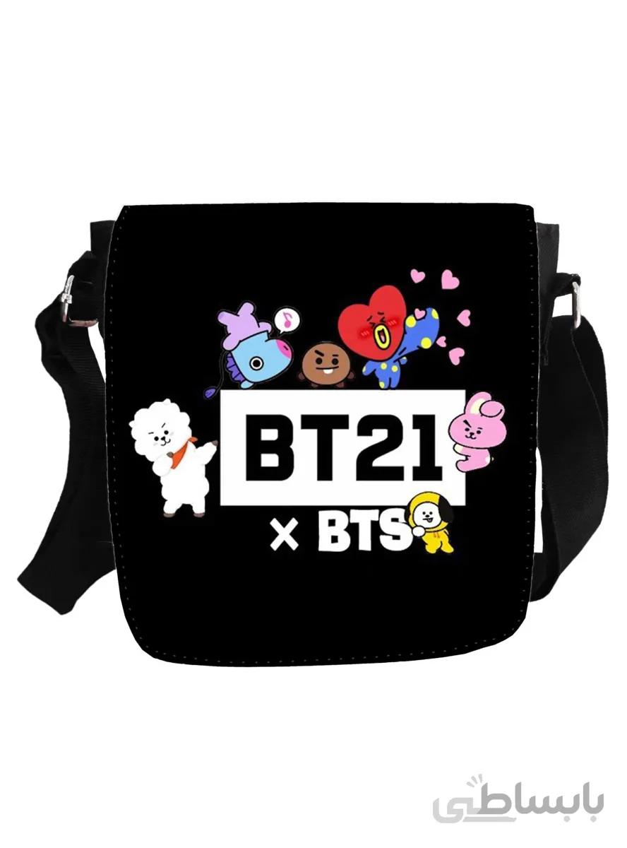 کیف دوشی پاسپورتی طرح bts-bt21 شماره ۲۹