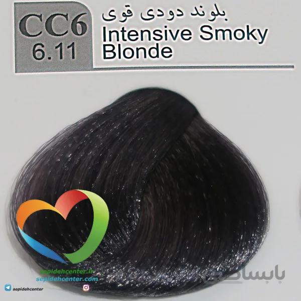 رنگ موی لاکچری دوپیر مدل CC6 (6.11) بلوند دودی قوی 100 میل | Dupier Hair Color