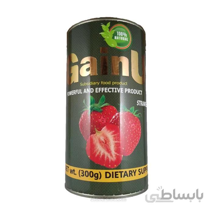 پودر چاق کننده گین آپ با طعم توت فرنگی ا ساخت کشور ترکیه