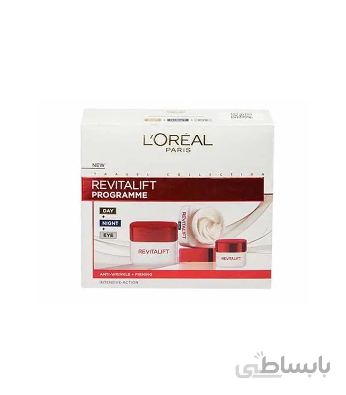 پک سه عددی ضد چین و چروک لورآل REVITALIFT