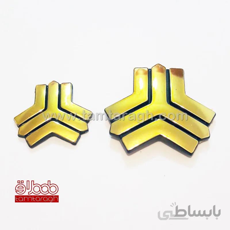 ست لوگوی گلد جلو و عقب تیبا