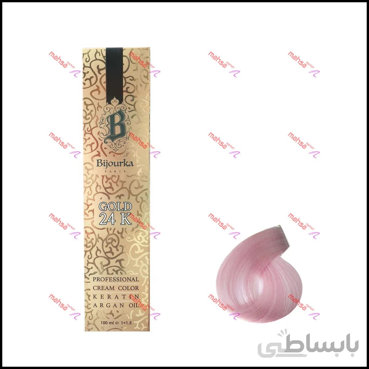 رنگ موی بیجورکا سری ترکیبی مدل صورتی کوارتز BI.7