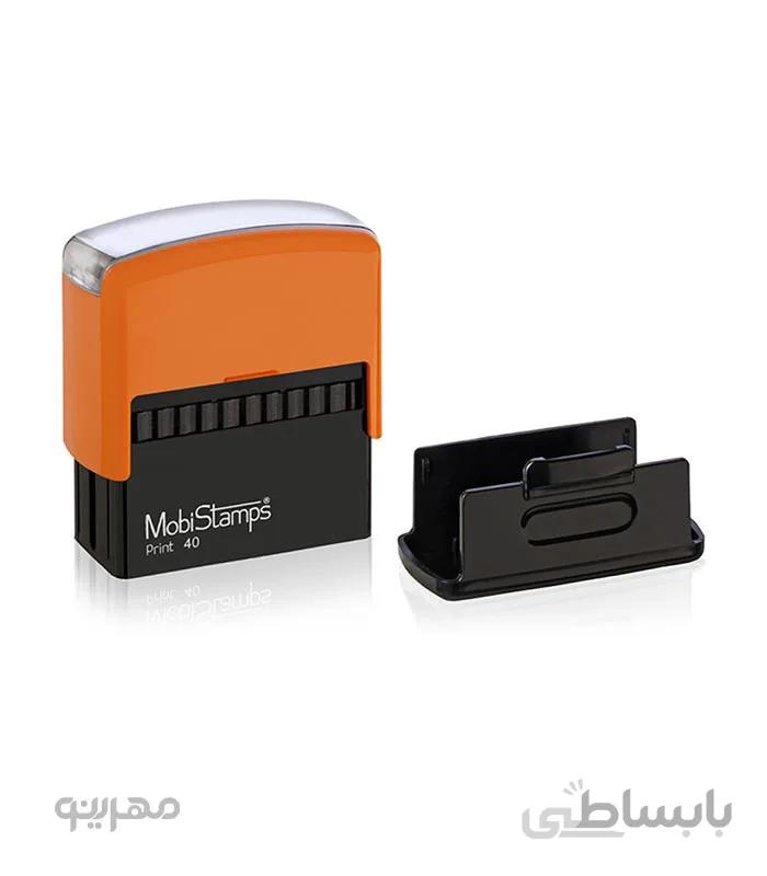 مهر ژلاتینی مستطیل Mobi C40