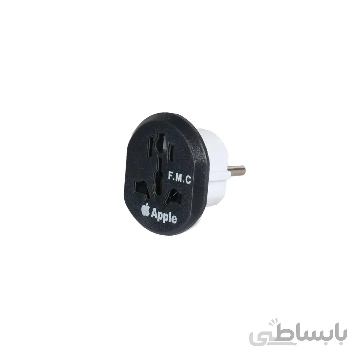 تبدیل برق 3 به 2 Apple- مشکی