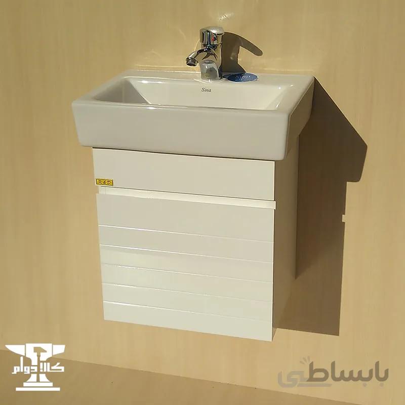 روشویی کابینتی کوچک | مدل آتیلا دیواری