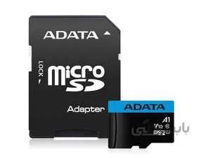 کارت حافظه ای دیتا Premier V10 A1 microSDXC/SDHC UHS-I Class10 100MBps ظرفيت 32 گيگابايت ا ADATA Premier V10 A1 UHS-I Class 10 100MBps microSDXC 32GB
