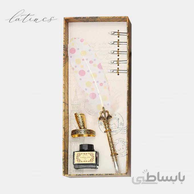 ست کالیگرافی قلم پر طرح رؤیا