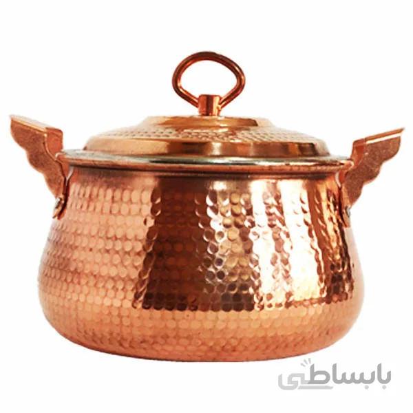 قابلمه 10 نفره مسی کد 256