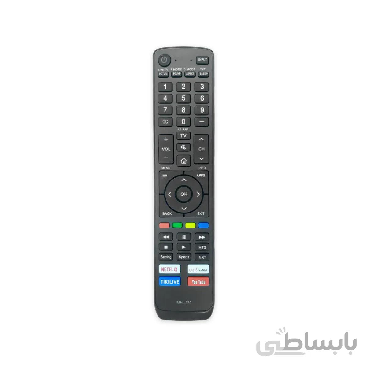 کنترل همه کاره تلویزیون ال ای دی هایسنس و ال جی مدل RM L1575