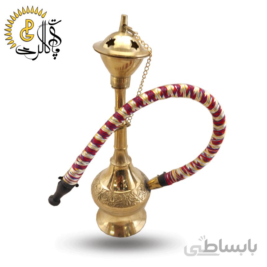 قلیان دکوری برنجی کد 1201