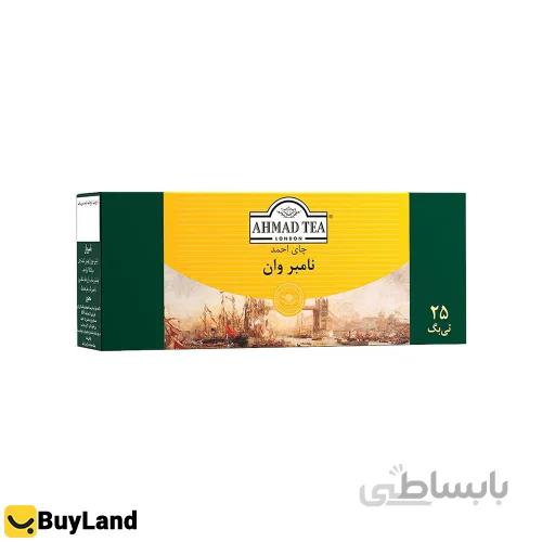 چای تی بگ احمد 25 عددی ا Ahmad English No.1 Tea Pack of 25