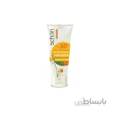 ضد آفتاب رنگ طبیعی و فاقد چربی شون spf 50