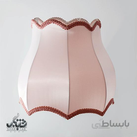 شید آباژور مدل گلابی صورتی قطر 35 cm – سرپیچ E27