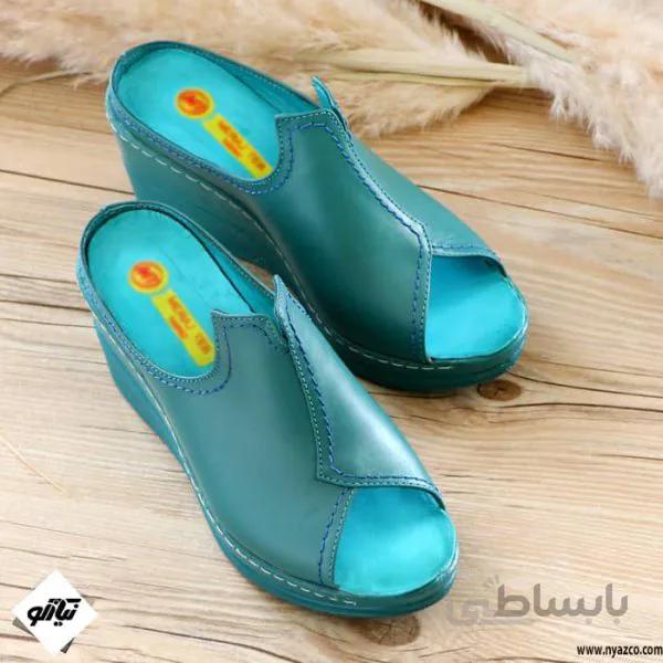 دمپایی زنانه طبی چرم آرزو کد T212