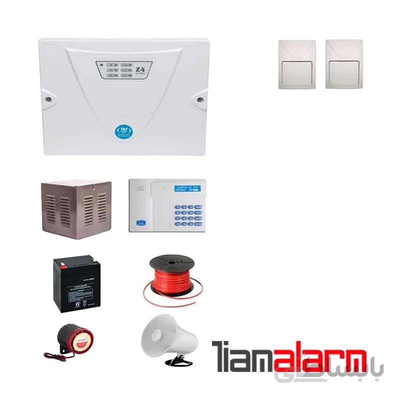 پکیج دزدگیر اماکن مدل کلاسیک سیم کارتی و تلفنی cgf2