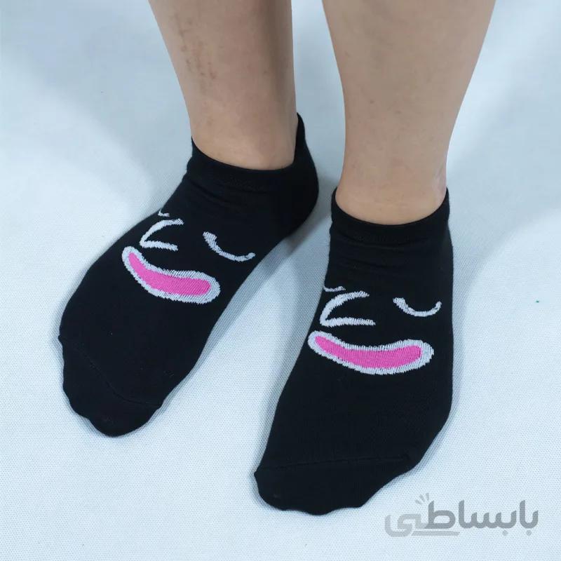 جوراب مچی صورتک مشکی پاریز