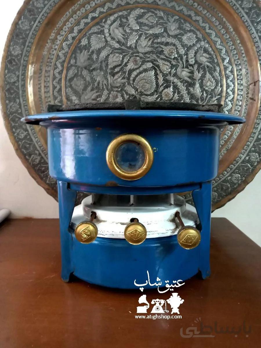 چراغ سه فیتیله قدیمی بکر سالم