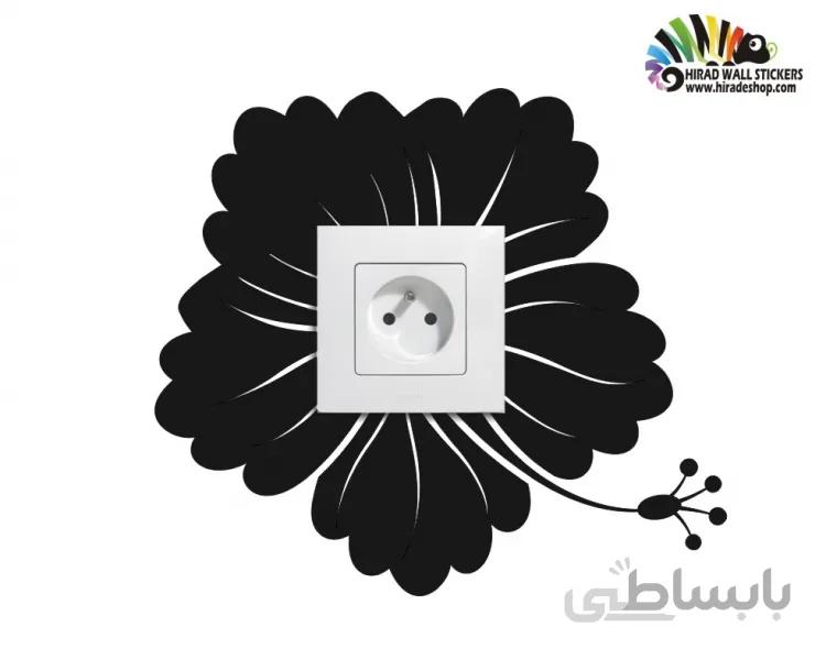استیکر کلید و پریز گل کد h2196