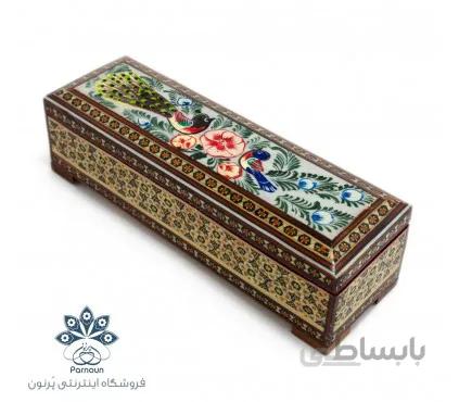 جا قلمی خاتم و نقاشی درب لولایی