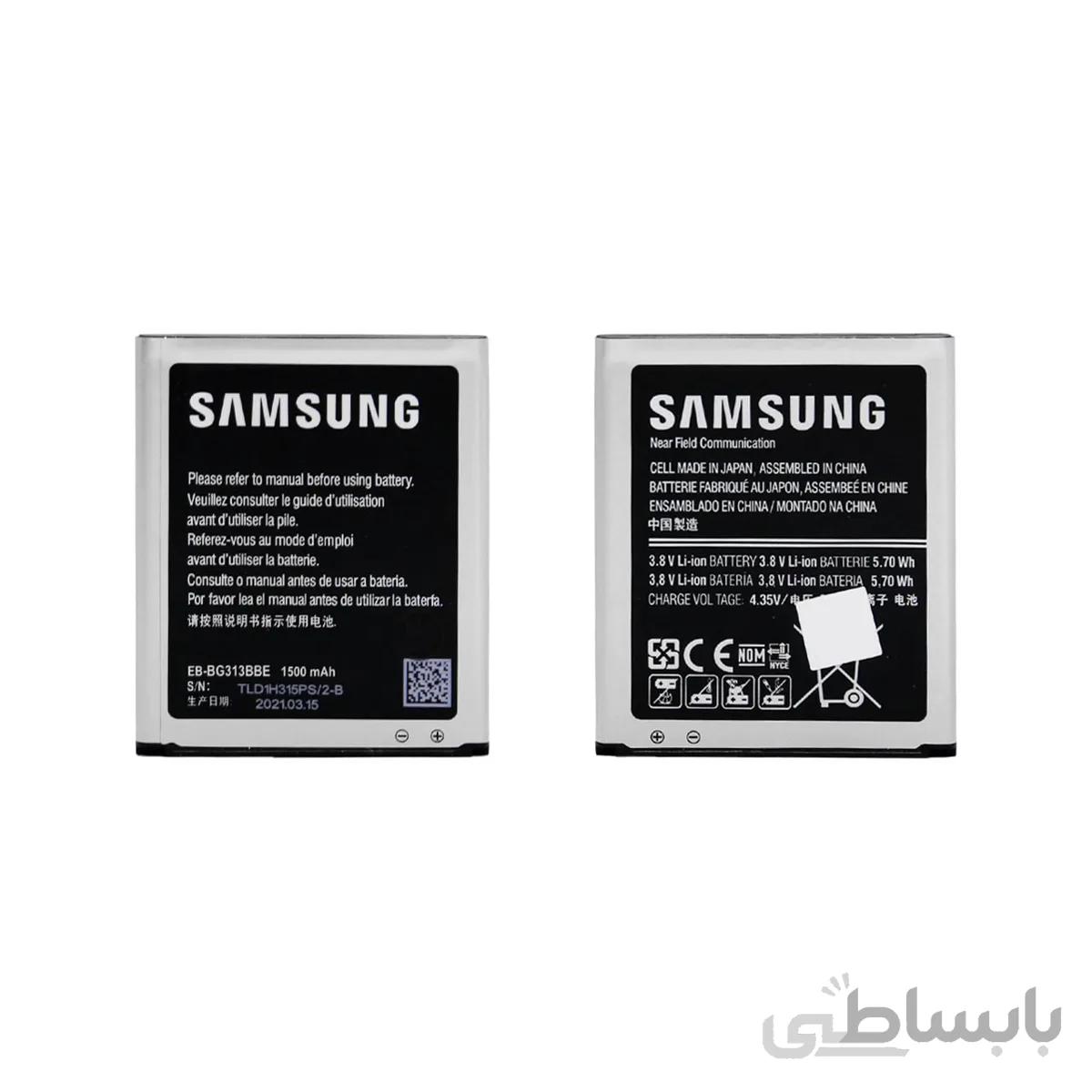 باتری موبایل Samsung مدل ACE4 - G313 (گارانتی 12 ماهه مدیا پلاس)