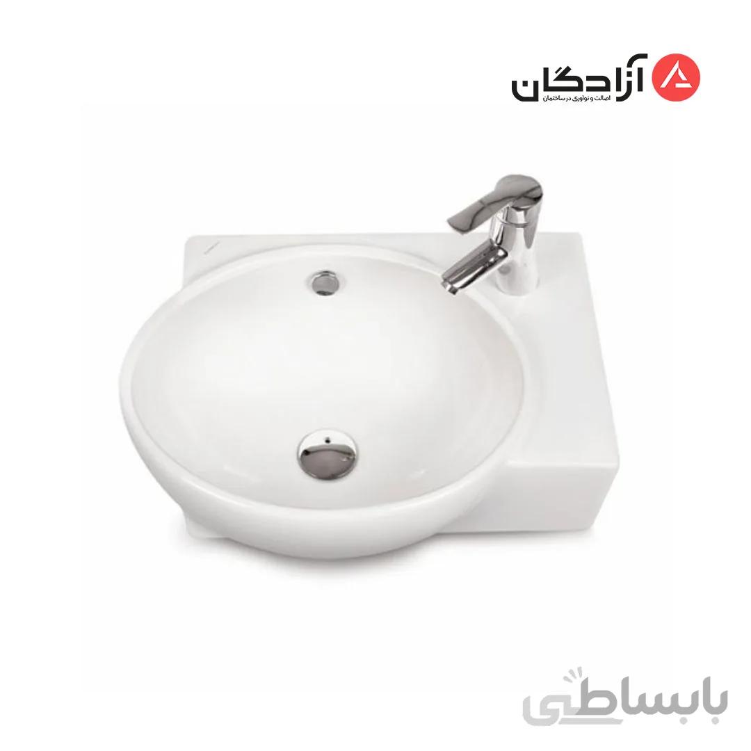 روشویی روکابینتی مروارید مدل پارمیدا 52