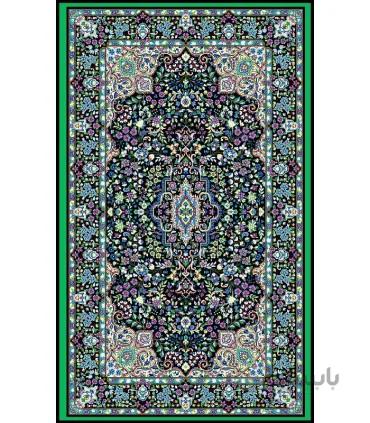 نخ و نقشه فرش درشت باف کد 60 مشکی