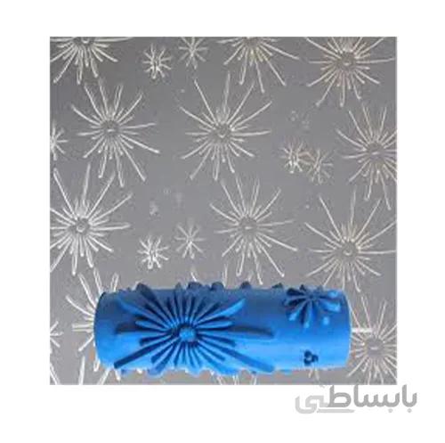 رول یدک غلطک طرحدار آبی کد 98