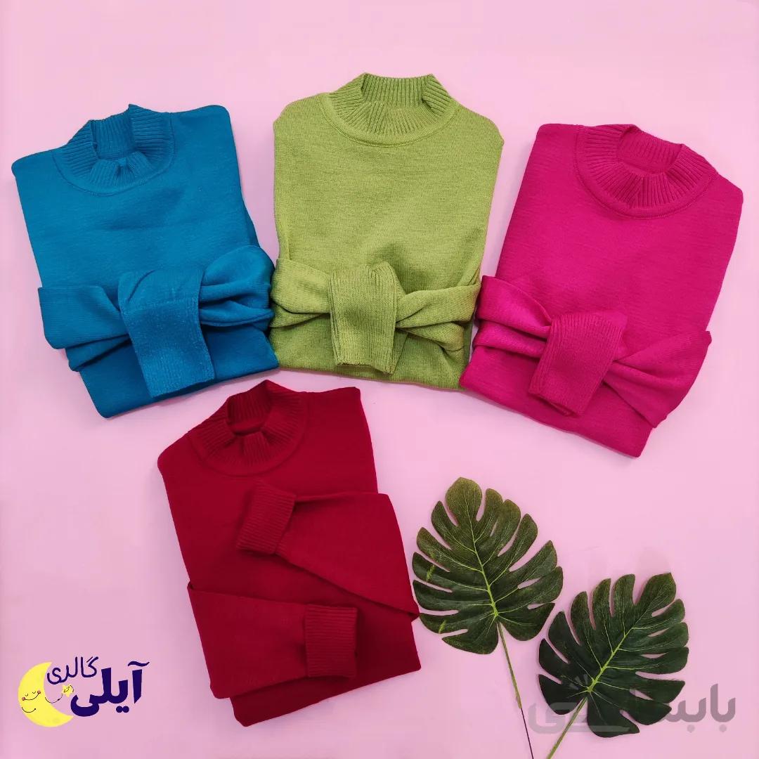 بلوز بافت گپ بلند ساده