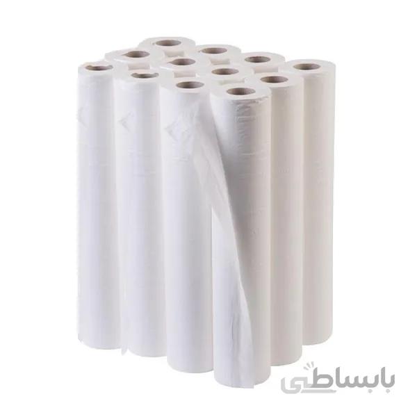 رول ملحفه تخت معاينه بسته 12 عددی