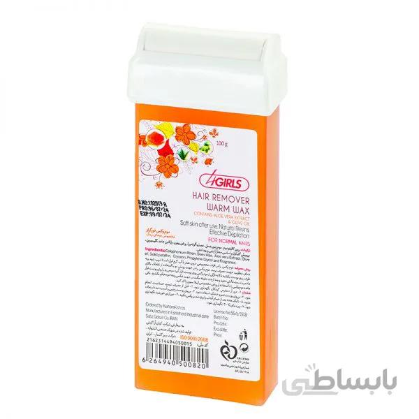 موم وکس خشابی فورگرلز (عسل و جلبک)