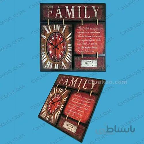 ساعت آنتیک مربعی طناب دار کد 5006F60