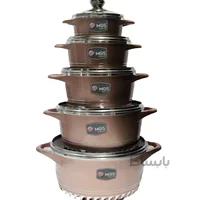 سرویس قابلمه 17 پارچه طرح ایتالیا مدل C1713 ام جی اس