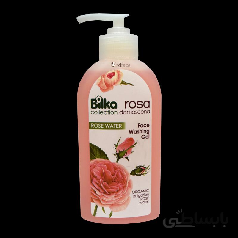 ژل پاک کننده صورت گل رز بیلکا Bilka (200 میل)