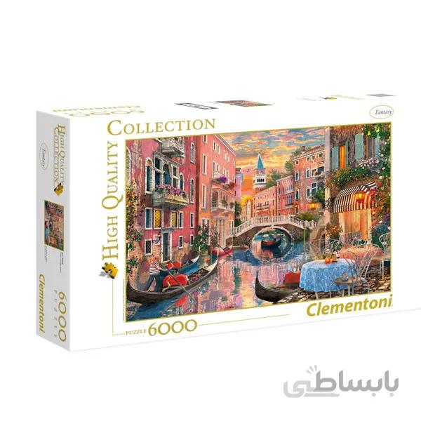 پازل 6000 تکه کلمنتونی مدل venice evening suns