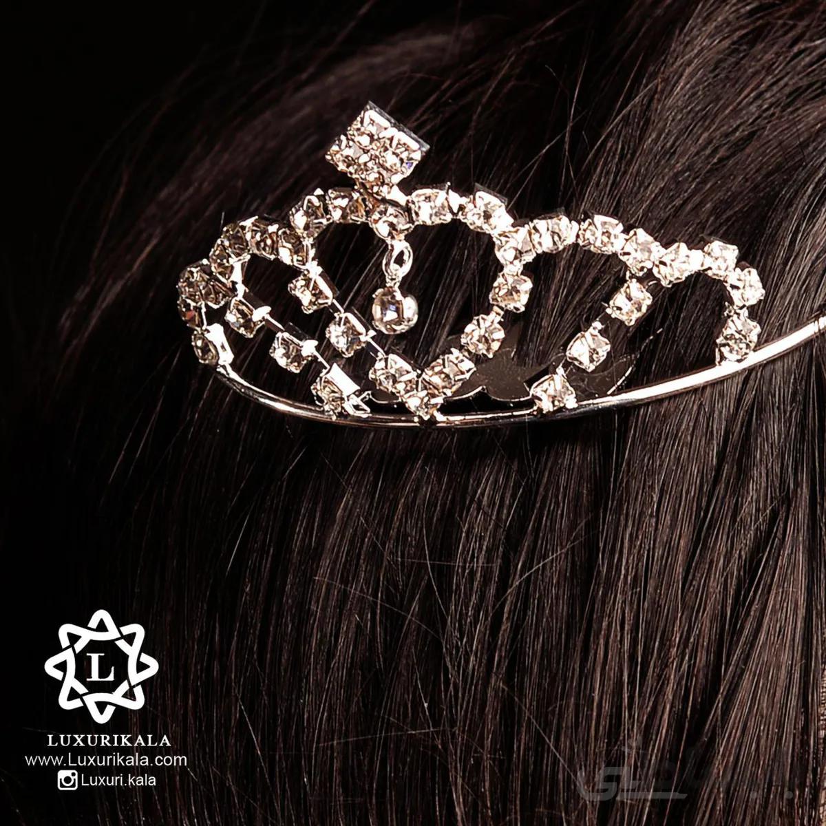گیره مو نگین دار ا Bridal Crown
