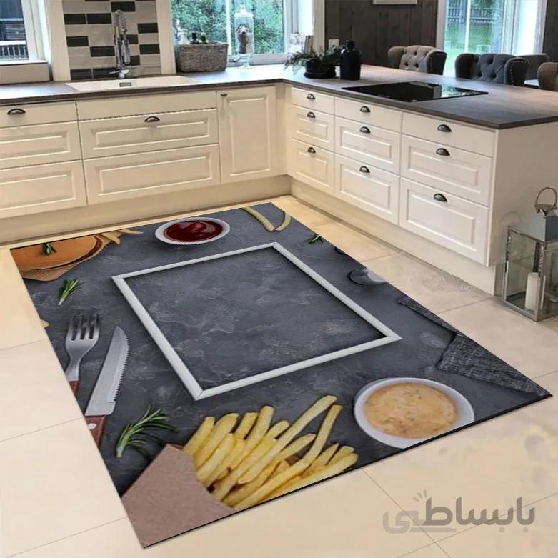 فرشینه اشپزخانه طرح خوشمزه ها 4052