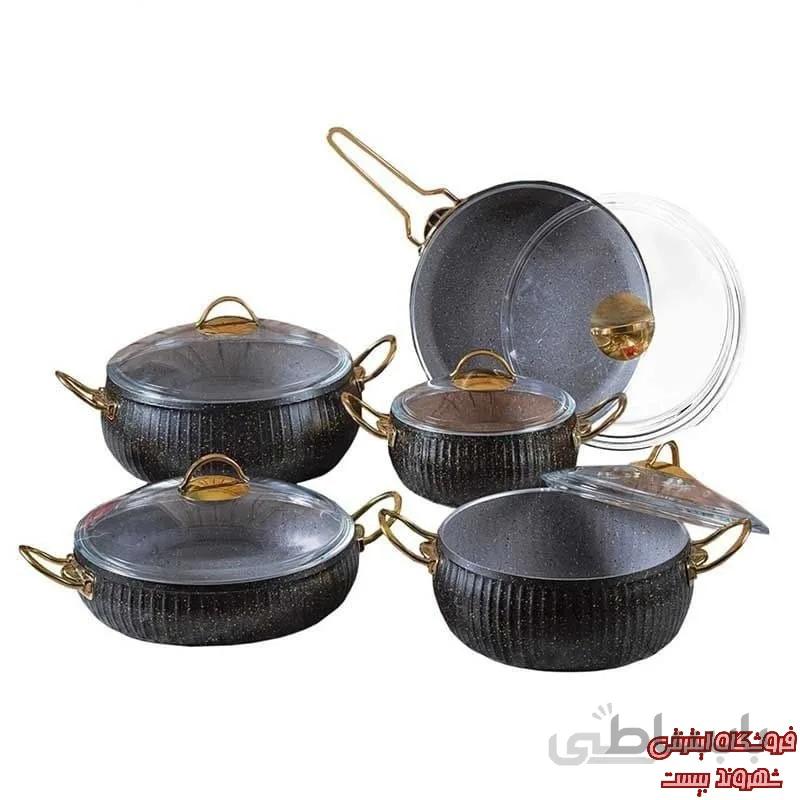 سرویس قابلمه 10 پارچه اویز مدل سلین Eviz ا کدکالا 4271_56