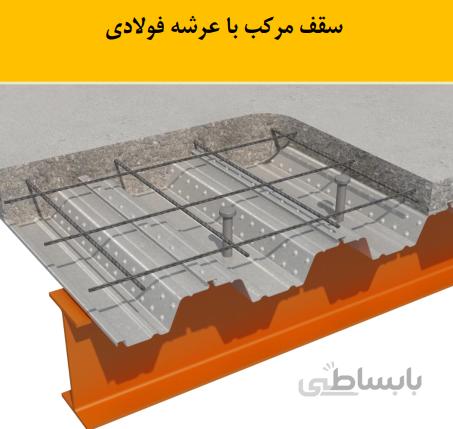 سقف مرکب با عرشه فولادی