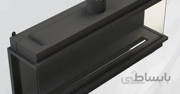 شومینه گازی دیواری سه طرفه هانست 125