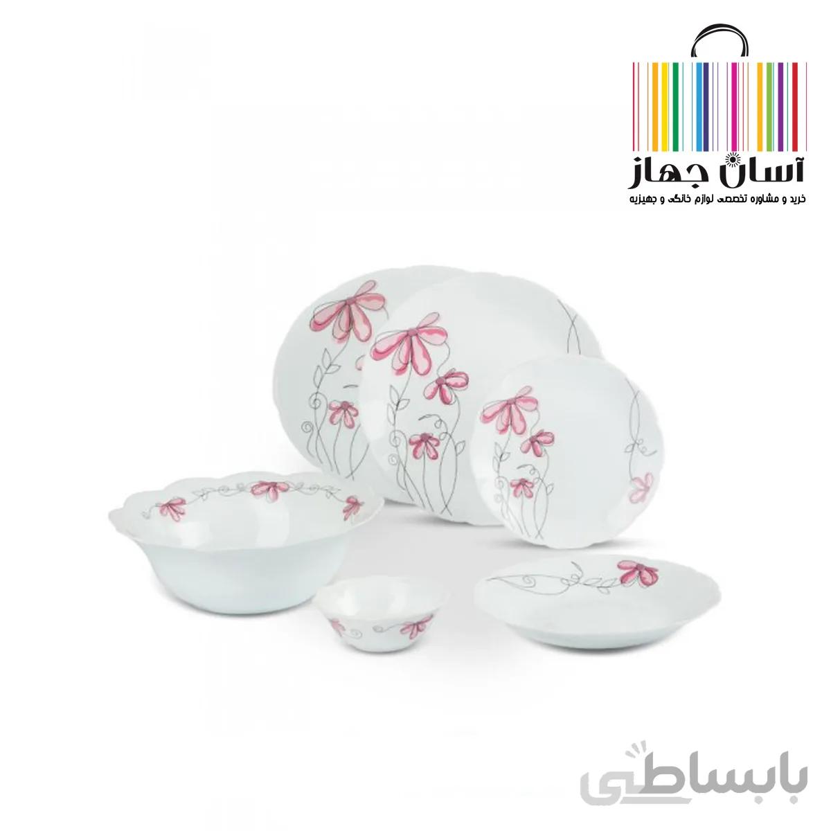 سرویس غذاخوری 26 پارچه دسینی مدل شارلوت(Sharlot)