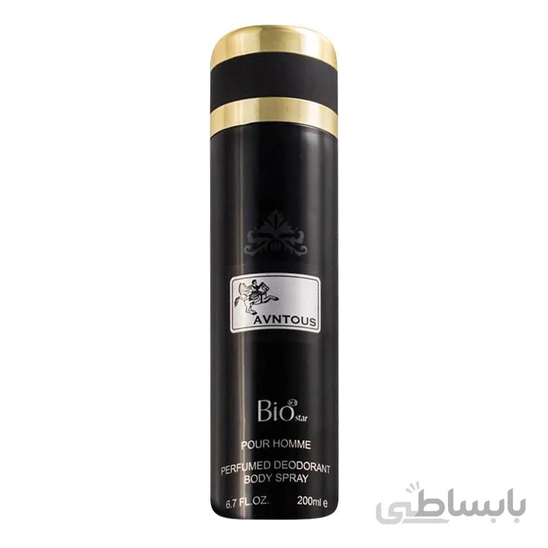 اسپری بدن مردانه اونتوس بیو استار حجم 200 میل ا Body Spray for men Avntous Bio Star