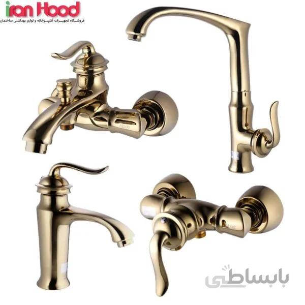 شیرالات البرز روز مدل اسپیرال طلایی ا Alborzrooz gold-Spiral taps