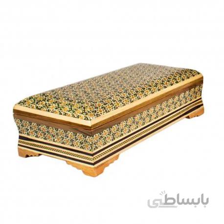 جعبه کارد و چنگال خاتم کاری درب لولایی