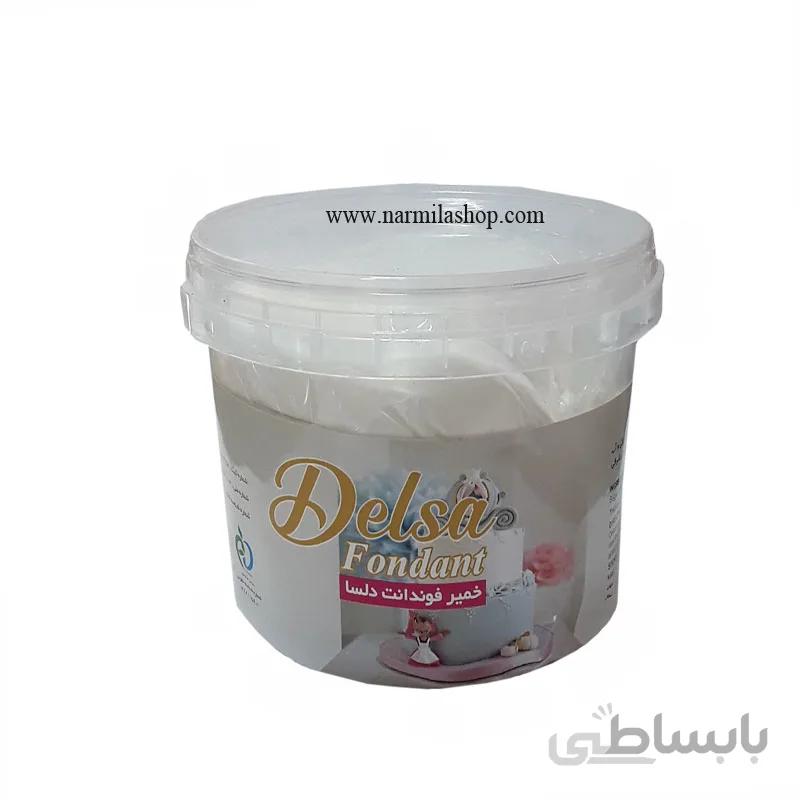خمیر فوندانت سفید دلسا