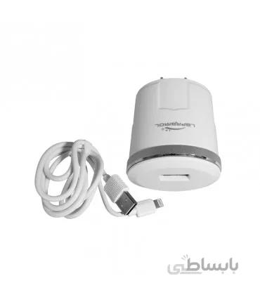 شارژر فست LAPROMAL مدل Lp-C16 به همراه کابل آیفون