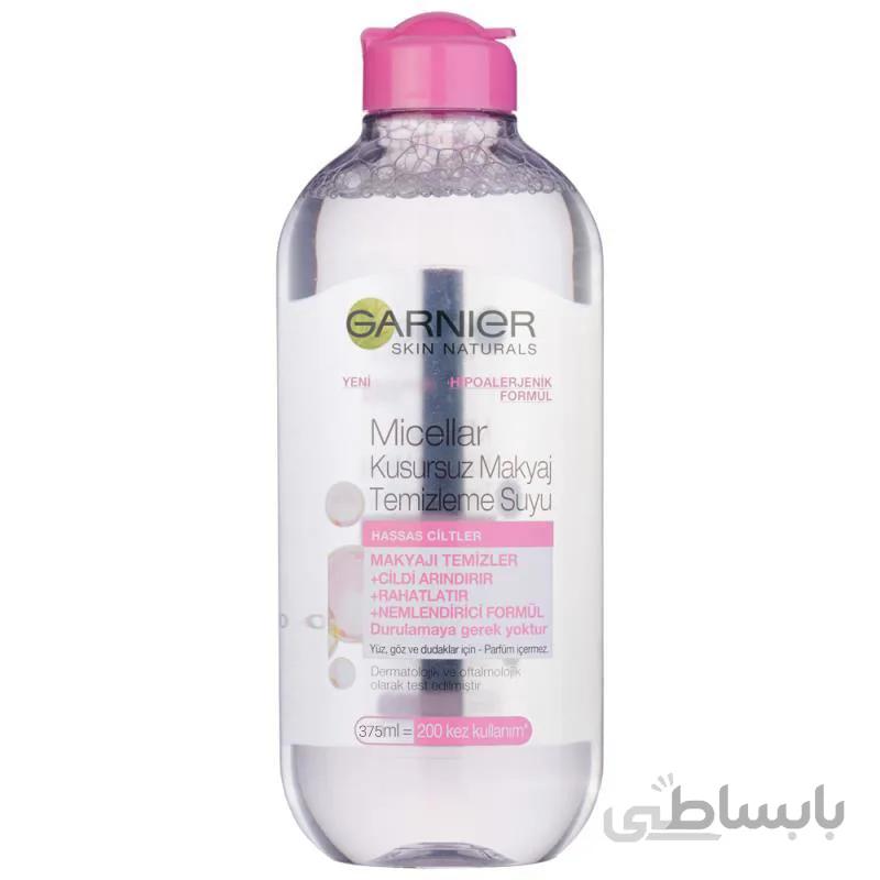 میسلار واتر گارنیه مدل eau nettoyante micellaire حجم 400 میل ا Garnier Micellar Cleansing Water 400ml