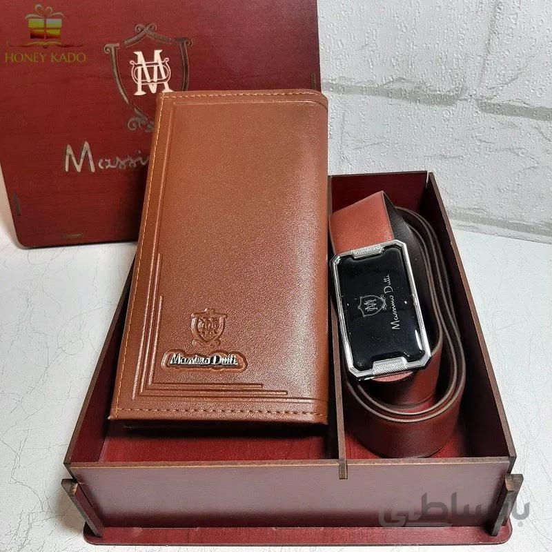 ست کیف و کمربند مردانه Massimo Dutti مدل 001
